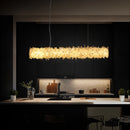 lustre en cristal léger pour décoration moderne et élégante