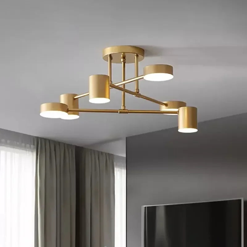 Plafonnier LED à plusieurs lampes décor - vue 3 sur 17