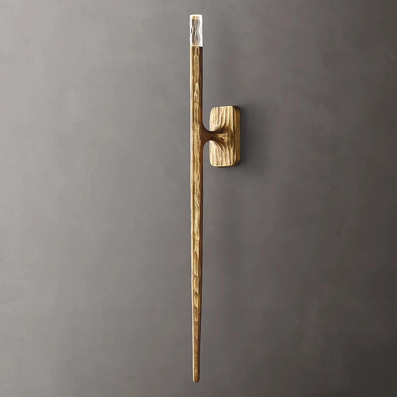 RH laiton créatif applique salon fond mur escalier entrée étude médiévale Thaddeus chambre lampe de chevet - vue 3 sur 8