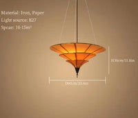 Lustre d'ambiance bouddhiste d'asie du sud-est