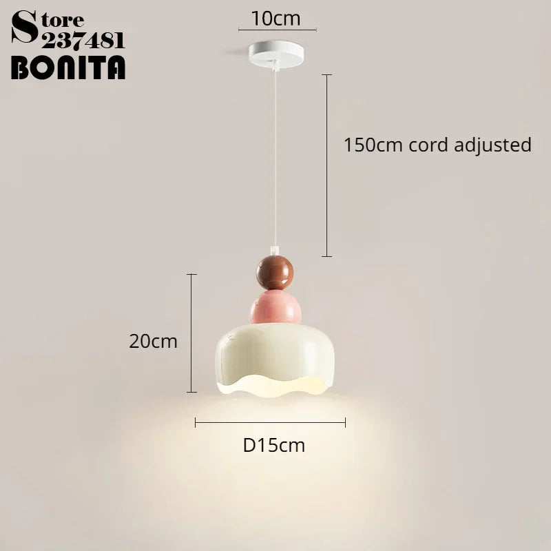 suspension florale style crème pour une ambiance chaleureuse - vue 6 sur 8