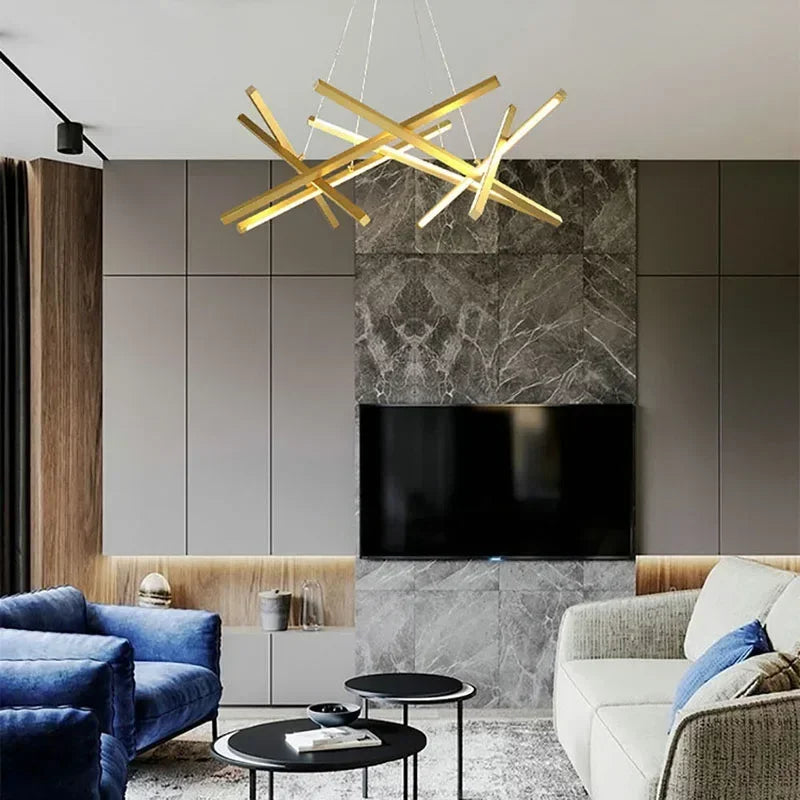 suspension LED design moderne pour décoration intérieure - vue 6 sur 8