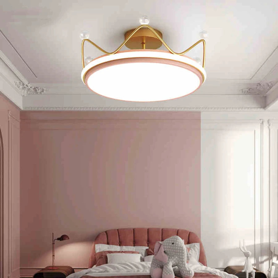 Kinder-Pendelleuchte Krone LED modern Winfordo - vue 6 sur 12