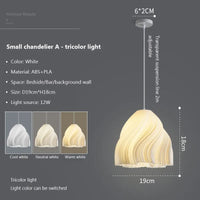 Suspension LED en forme de spirale