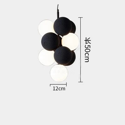 lustre créatif en velours pour un éclairage haut de gamme - vue 8 sur 12