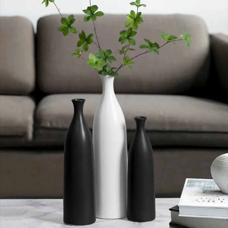 vase en céramique moderne pour décoration florale élégante - vue 5 sur 14