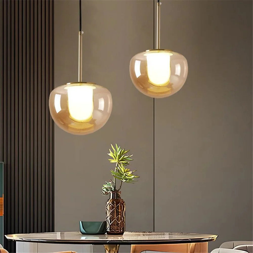 suspension en verre au design italien moderne pour décoration intérieure - vue 8 sur 8