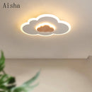 plafonnier led nuage design nordique pour chambre enfant