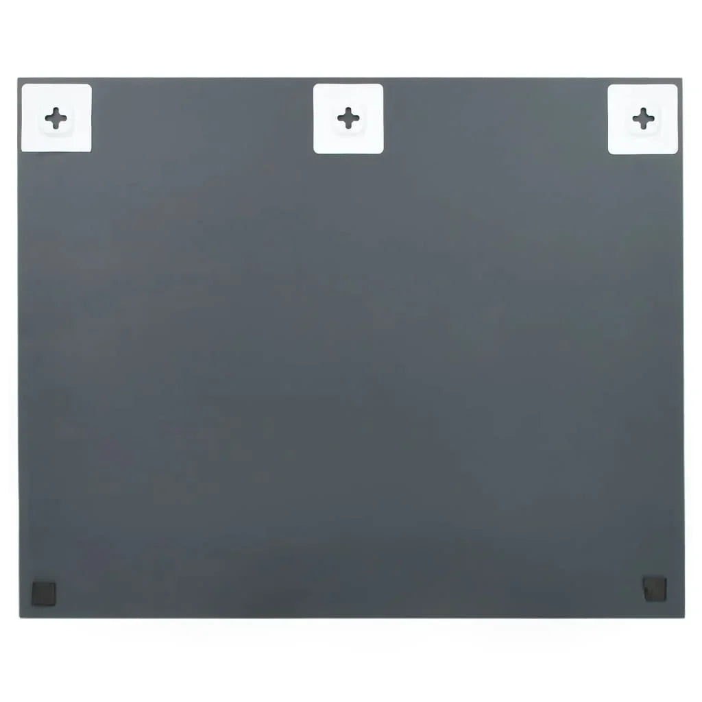 Frameless Wall Mirror with Glass Rectangular LED Lamps, Home Decoration Wall Wall Decoration Living Room Decoration - vue 6 sur 7