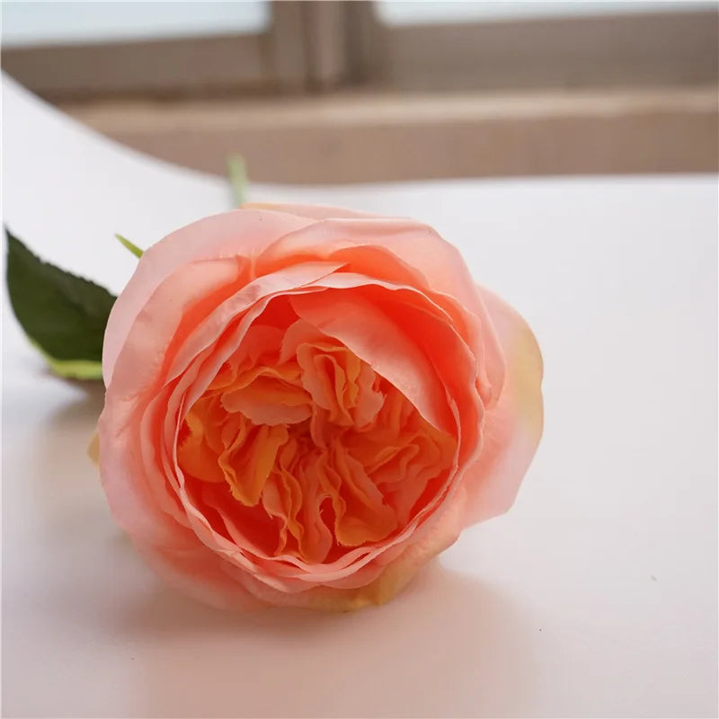 fleurs artificielles rose real touch pour décoration et cadeau - vue 8 sur 11
