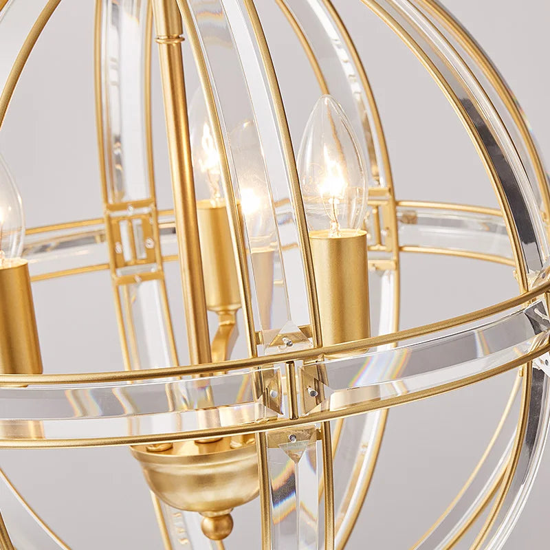 suspension moderne à led pour décoration intérieure luxe - vue 6 sur 7