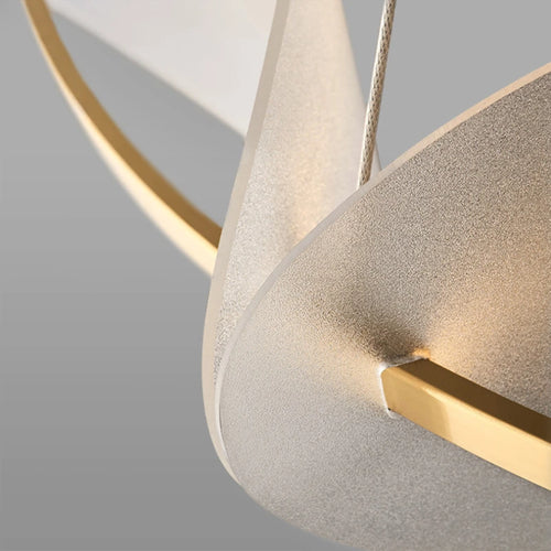 Pendelleuchte Art déco mit 3 Farbtemperaturen aus Acryl vom Designer - vue 6 sur 8