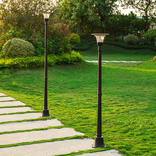 Solar-LED-Stehleuchte für Garten und Außenwege - vue 4 sur 13