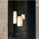 suspension en tissu japonais luminaires artistiques modernes minimalistes