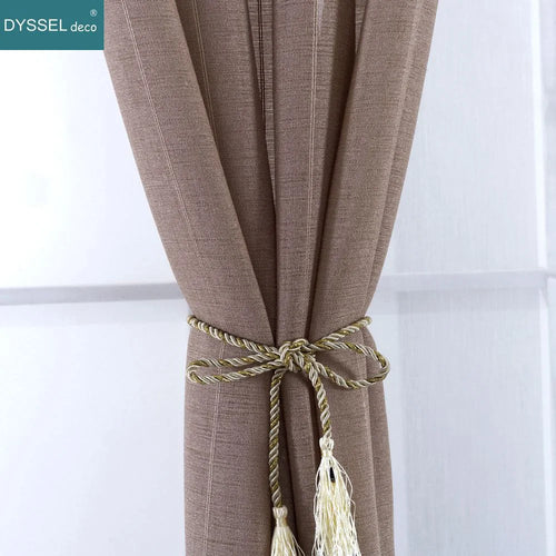 Rideau voilage rayures style europeen pour salon chambre