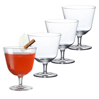 Lot 4 verres cocktail martini 260 ml elegants