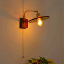 Japanische Vintage-Wandleuchte aus Holz Minimalistische LED-Lampe