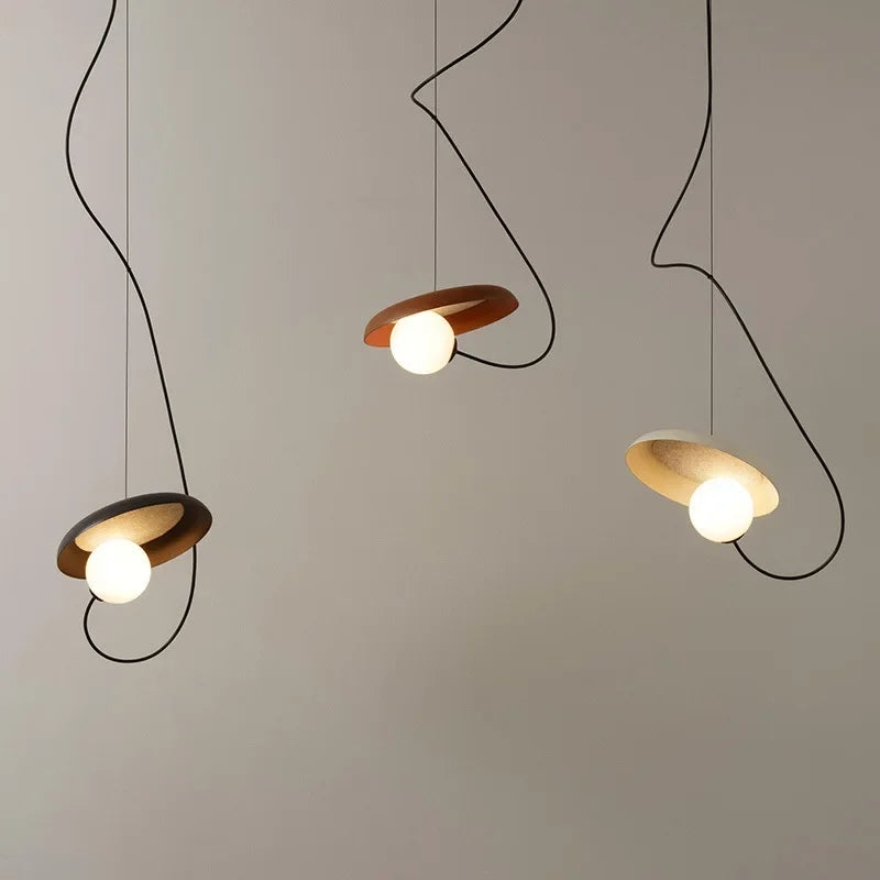 suspension magnétique design italien moderne en led