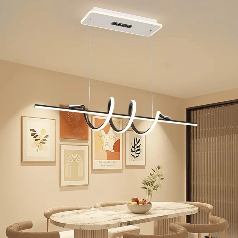lampe suspendue décorative avec projecteur led pour divers usages - vue 7 sur 8
