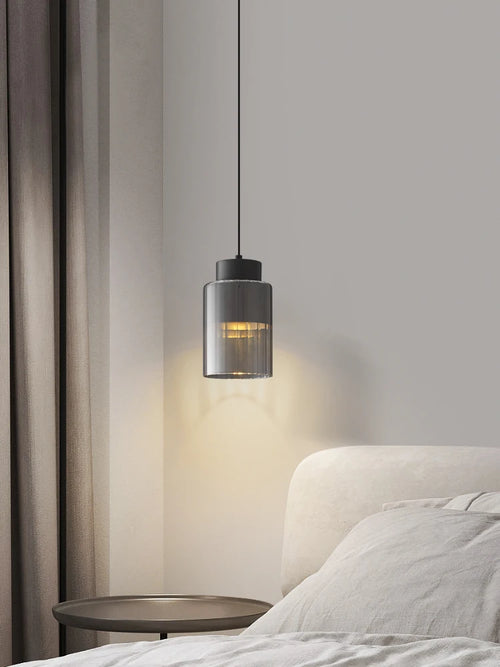Moderne Pendelleuchte aus Kupfer für elegante Inneneinrichtung - vue 5 sur 8