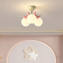 plafonnier en forme de lune pour chambre d'enfant moderne et douce