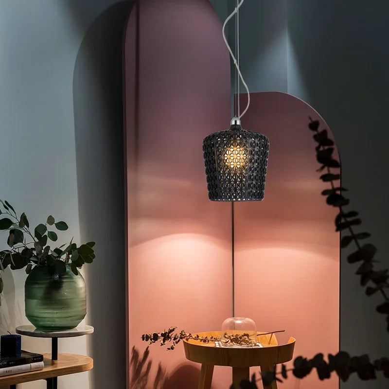 Moderner italienischer Kronleuchter mit LED-Acrylbeleuchtung - vue 3 sur 16