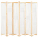 6-panel cream parting Wall, 240x4 cm fabric
