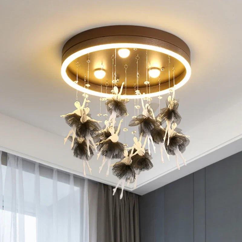 Kreative LED-Deckenleuchte im nordischen Stil für warmes, romantisches Licht