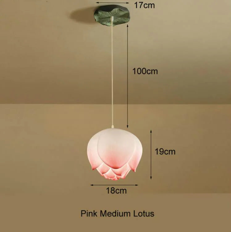 Retro-Pendelleuchte Lotusblume LED - vue 8 sur 22