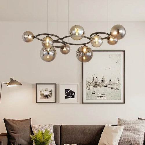 Kronleuchter postmodernes Design minimalistisch für zeitgemäßes Interieur - vue 4 sur 9