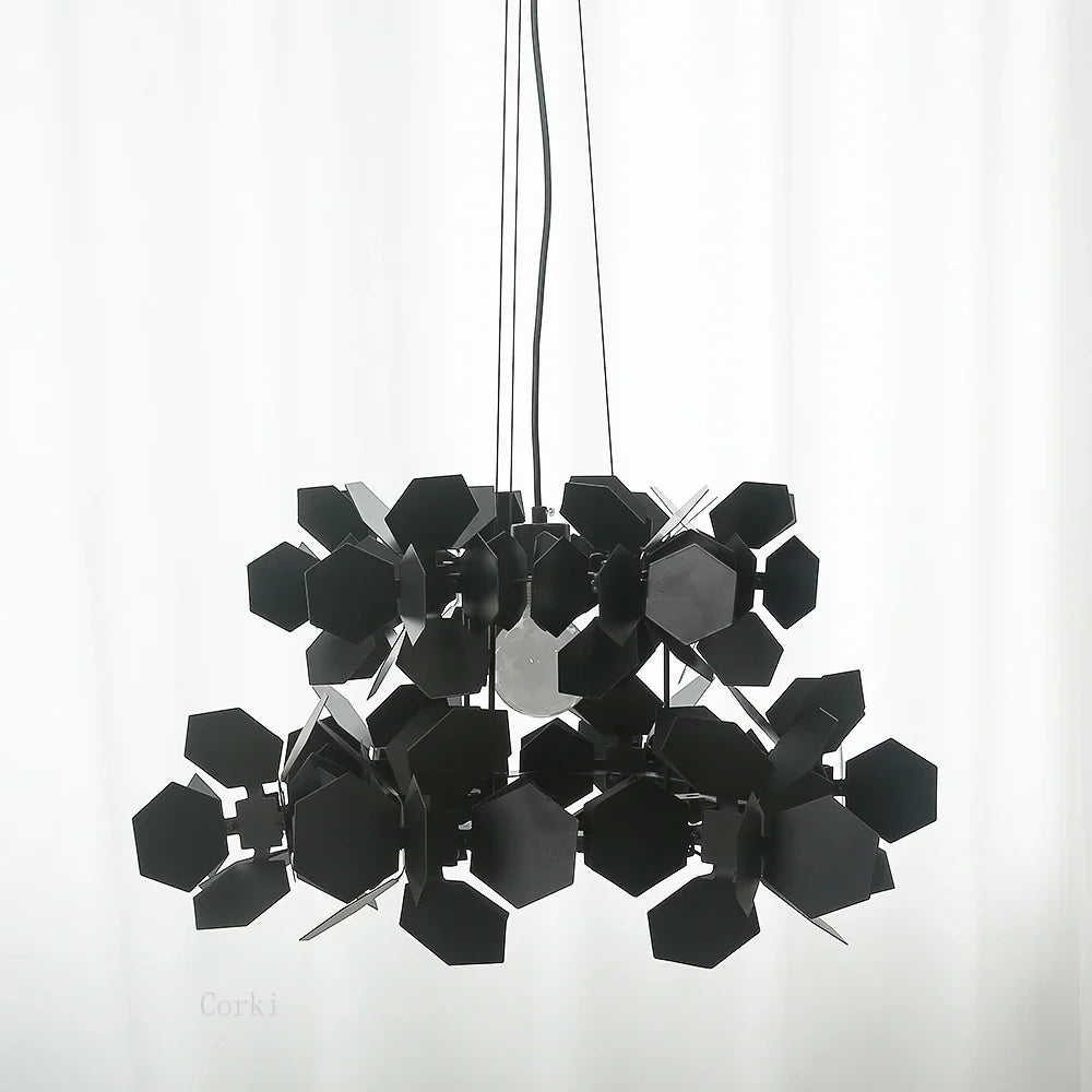 suspension moderne en fer design scandinave pour intérieur élégant - vue 6 sur 7