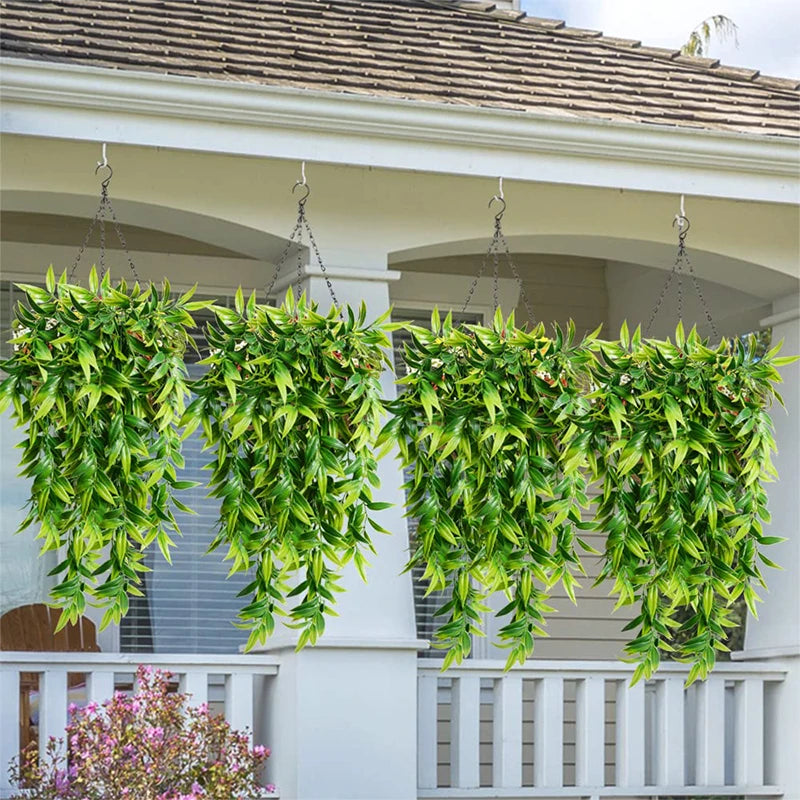 plantes suspendues en bambou pour décoration extérieure jardin - vue 10 sur 9