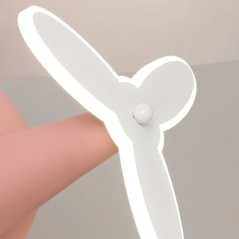 suspension hélicoptère ventilateur led pour enfants télécommande directe - vue 7 sur 8