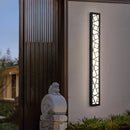 LED-Wandleuchte im chinesischen Stil mit warmweißem Licht für elegantes Interieur