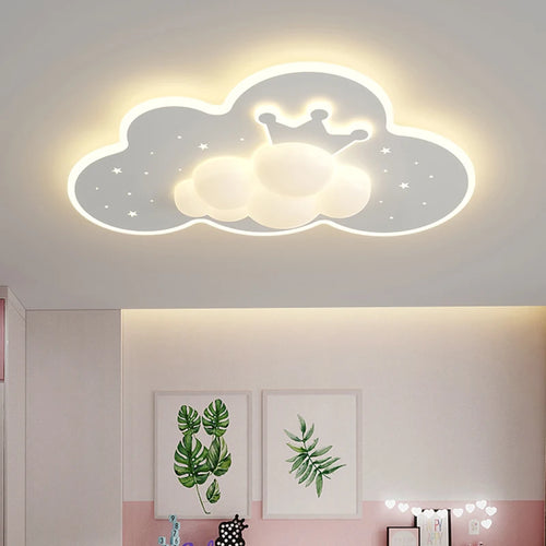 Romantische Deckenleuchte Wolke für Kinderzimmer oder Babyzimmer - vue 2 sur 7