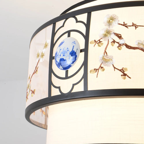 lustre rétro créatif pour éclairage intérieur de restaurant - vue 6 sur 9