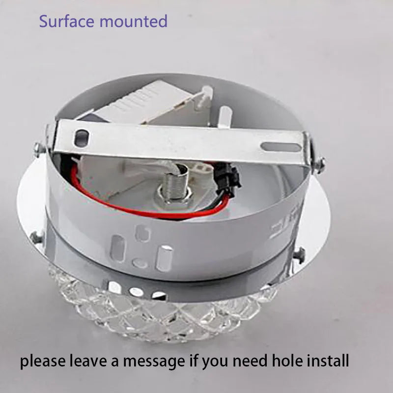 plafonnier en cristal led design moderne pour intérieur élégant - vue 7 sur 10
