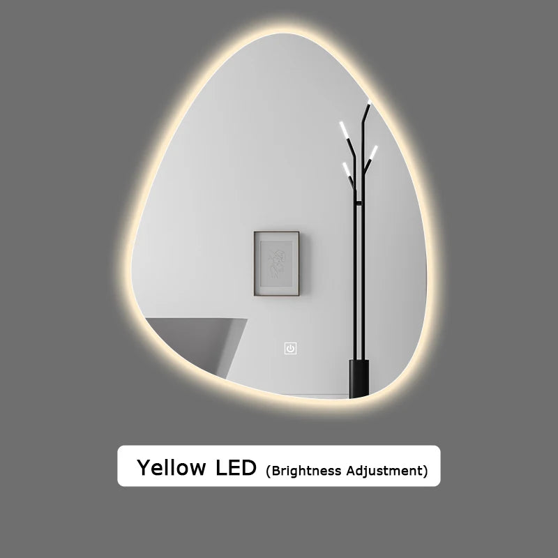 miroir intelligent multifonction avec haut-parleur bluetooth et éclairage réglable - vue 13 sur 13