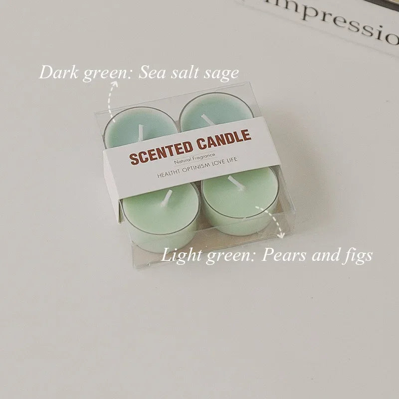 lot de 4 bougies parfumées en cire de soja pour décorations et événements - vue 10 sur 12