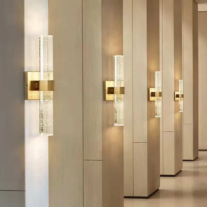 Modern Up and Down Wall Lamp for Home Bedroom Bedside Living Room Aisle Hallway Stair Wall Sconce Light 10W 110V 220V  Gold - vue 4 sur 7