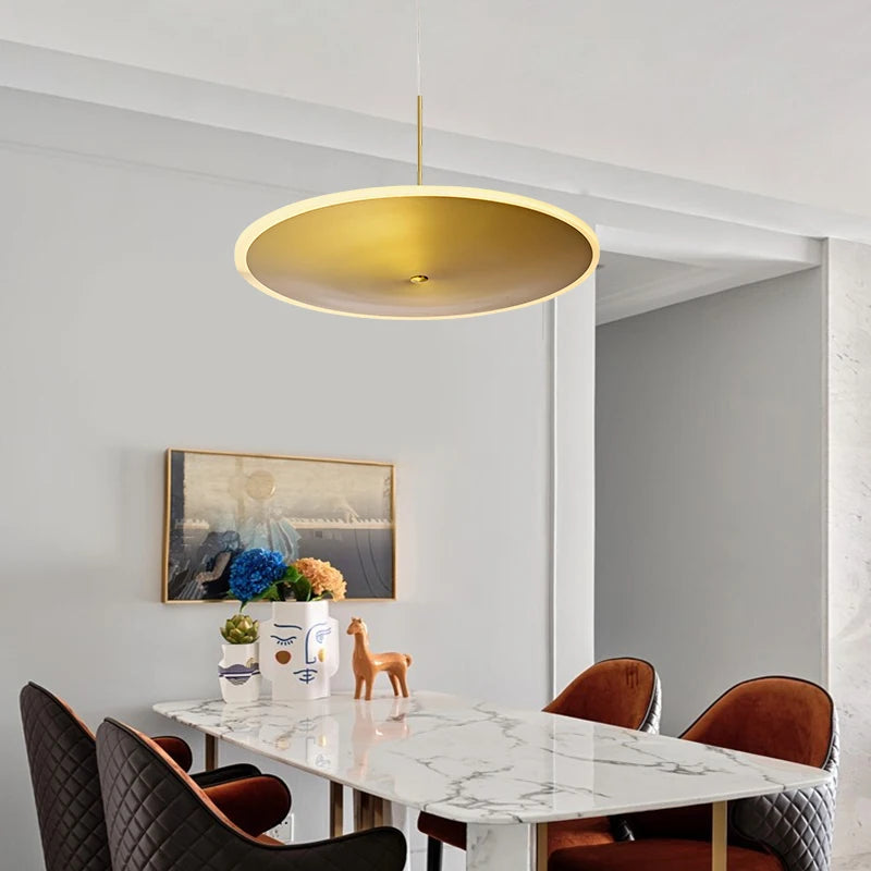 Moderner nordischer Design-Kronleuchter für Café, Bar und Wohnzimmer - vue 3 sur 7