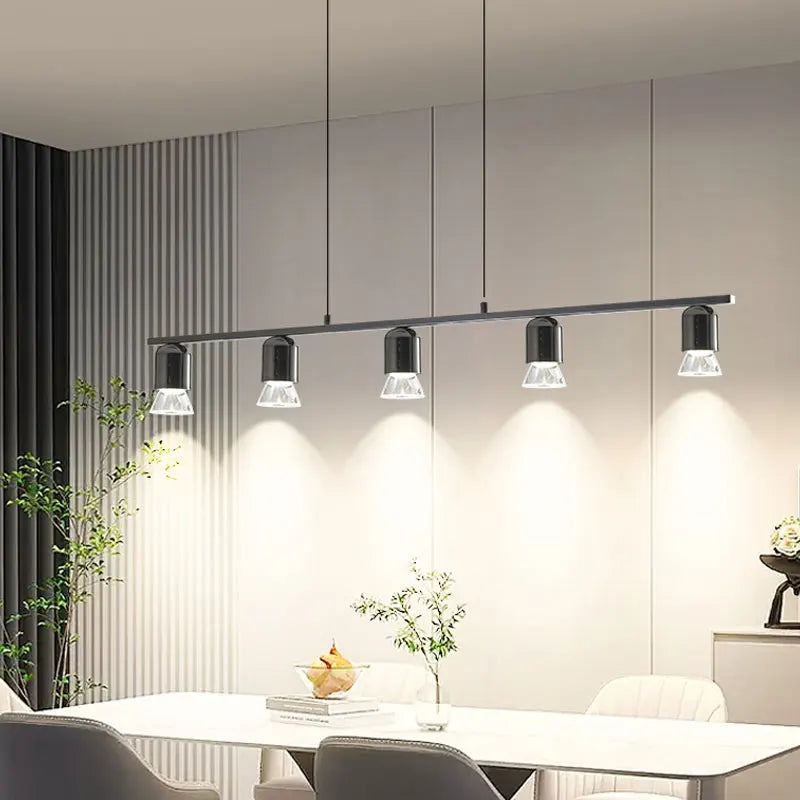 suspension led au design moderne et épuré pour intérieur original - vue 4 sur 10
