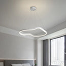 Lustre anneaux déformés design panochas pour intérieur