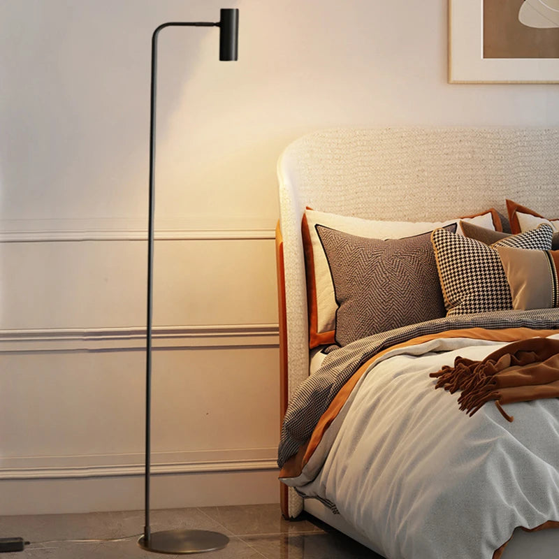 lampadaire rotatif en laiton minimaliste avec 3 gradations - vue 4 sur 8