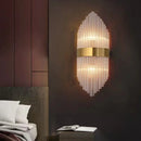 Elegante LED-Wandleuchte aus Kristall im nordischen Design