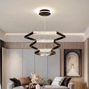 lustre moderne simple suspension led pour éclairage intérieur