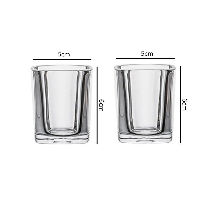 Verres whisky sculptés design créatif 50 100ml lot