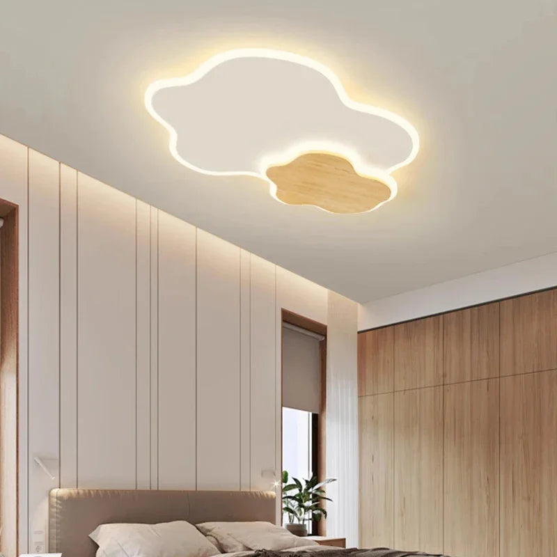 plafonnier moderne led en forme de nuage pour décoration intérieure - vue 4 sur 8