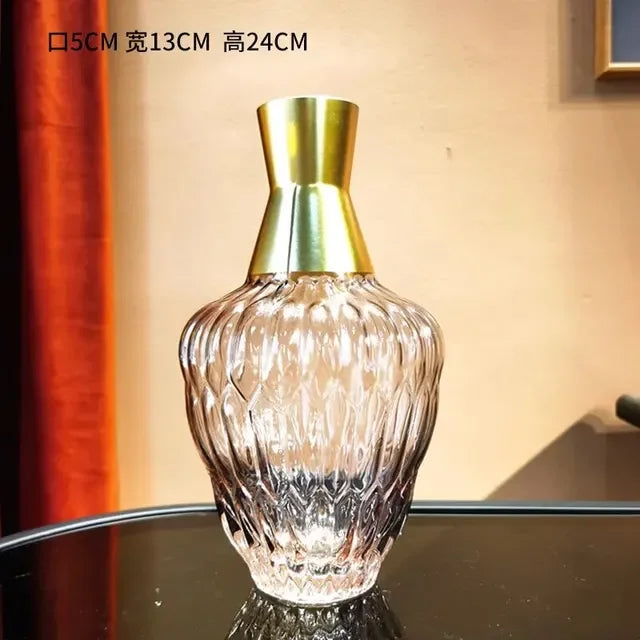vase en verre décoratif pour arrangements floraux modernes - vue 9 sur 16