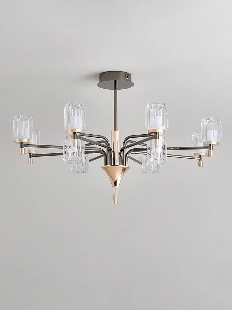 lustre moderne éclairage intérieur suspension design élégant - vue 6 sur 9